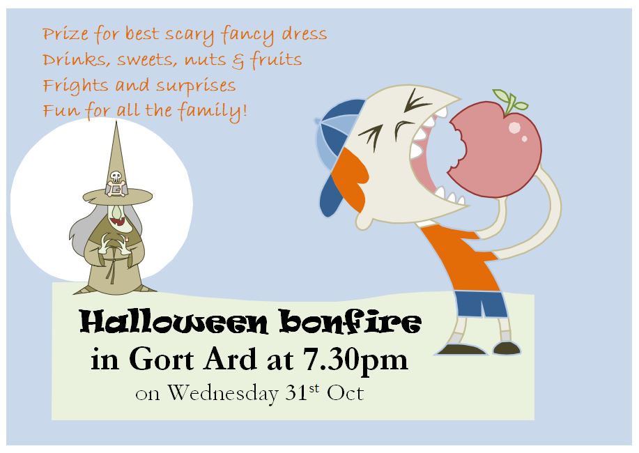 Halloween Bonfire for Families – Wed 31st Oct @ 7:30pm